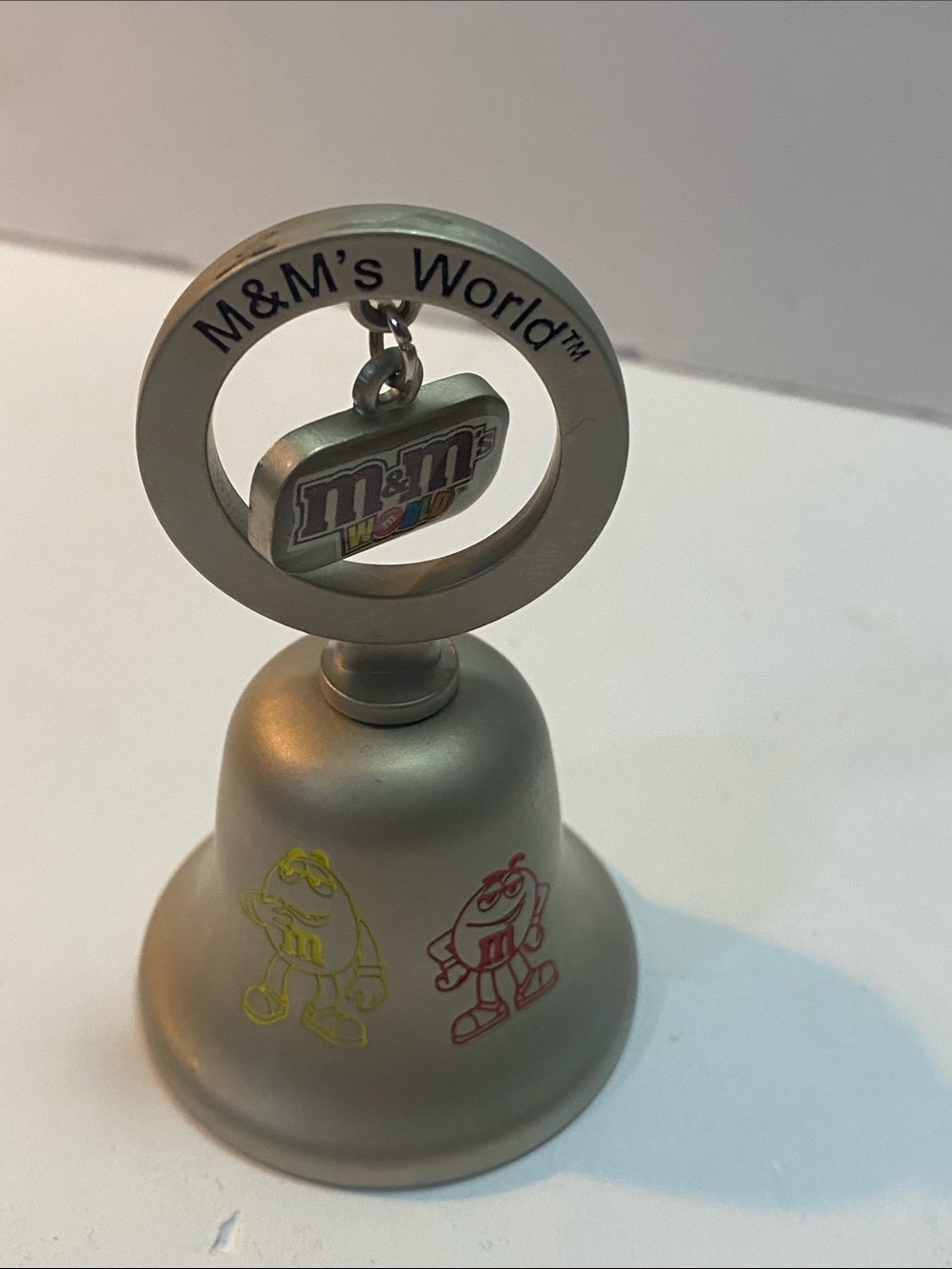 vintage metal M&M's World souvenir bell